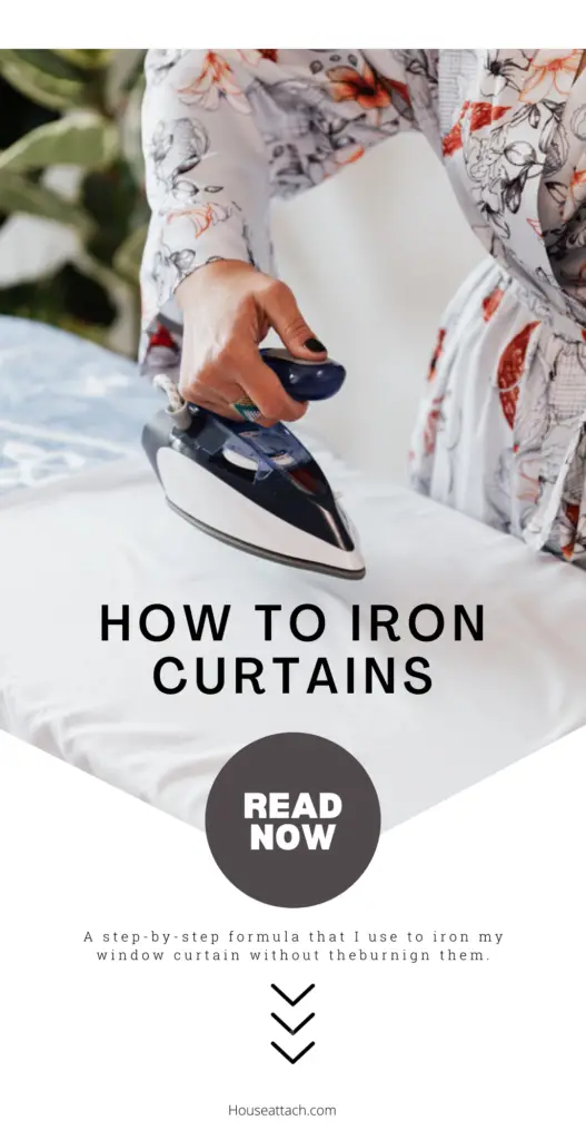 how to iron curtains