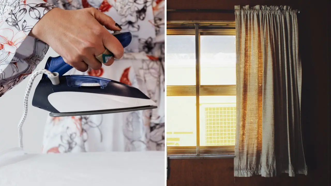how to iron curtains