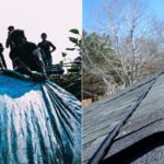 how to tarp a roof at home