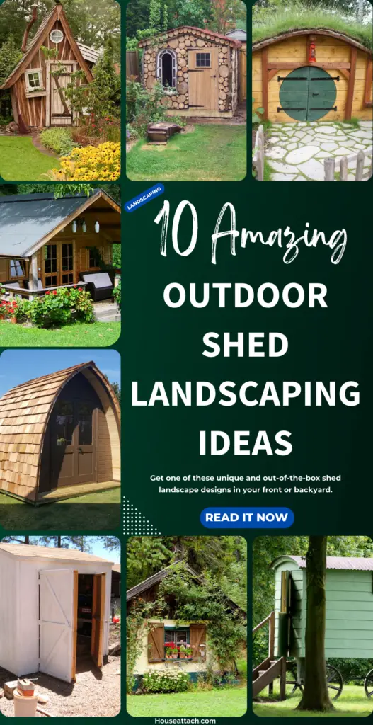 outdoor Shed landscaping ideas