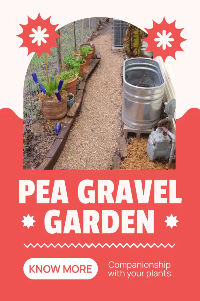 pea gravel garden