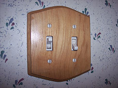 wooden light switch cover
