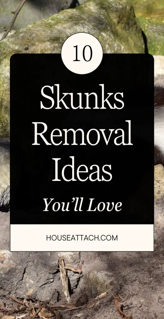 skunk removal ideas