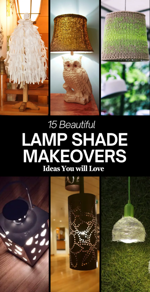 Lamp Shade makeovers 1