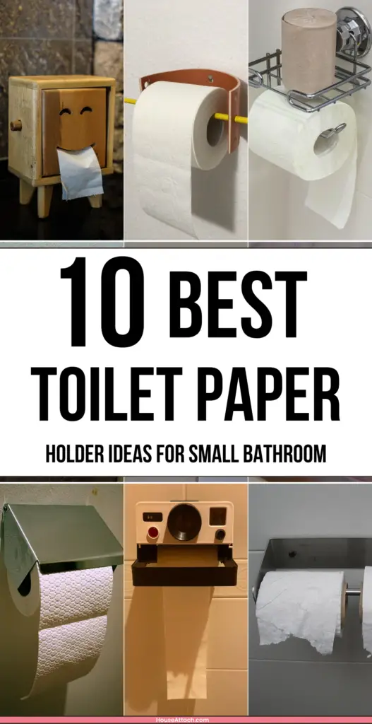Toilet paper Holder idea for small bathroom