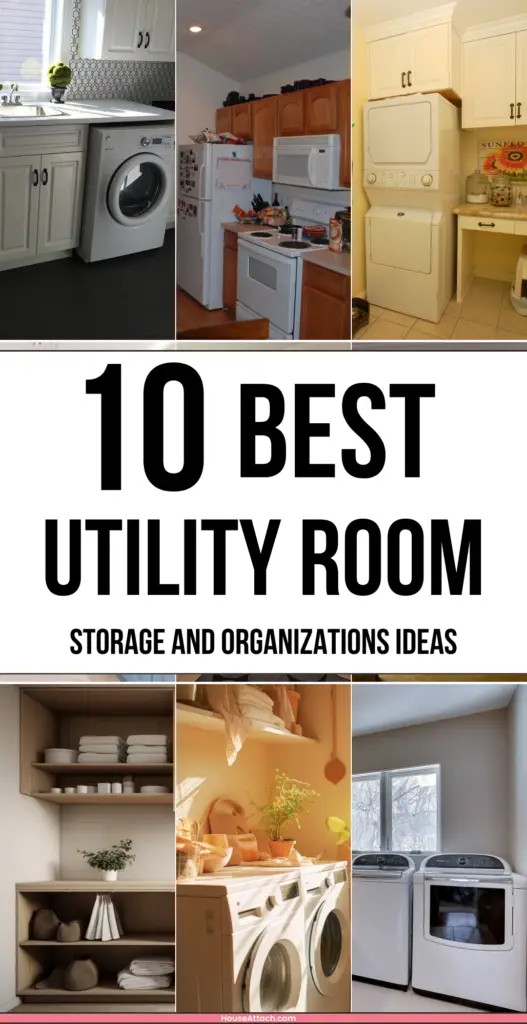 Utility room storage and organizations ideas