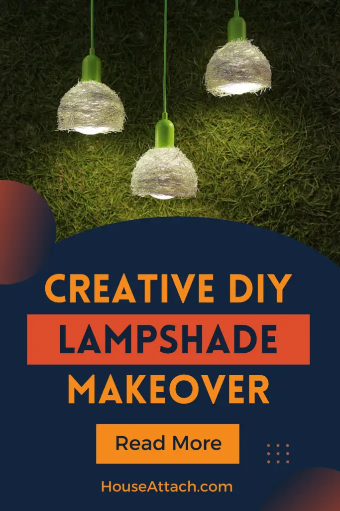 creative DIY lampshade Makeover