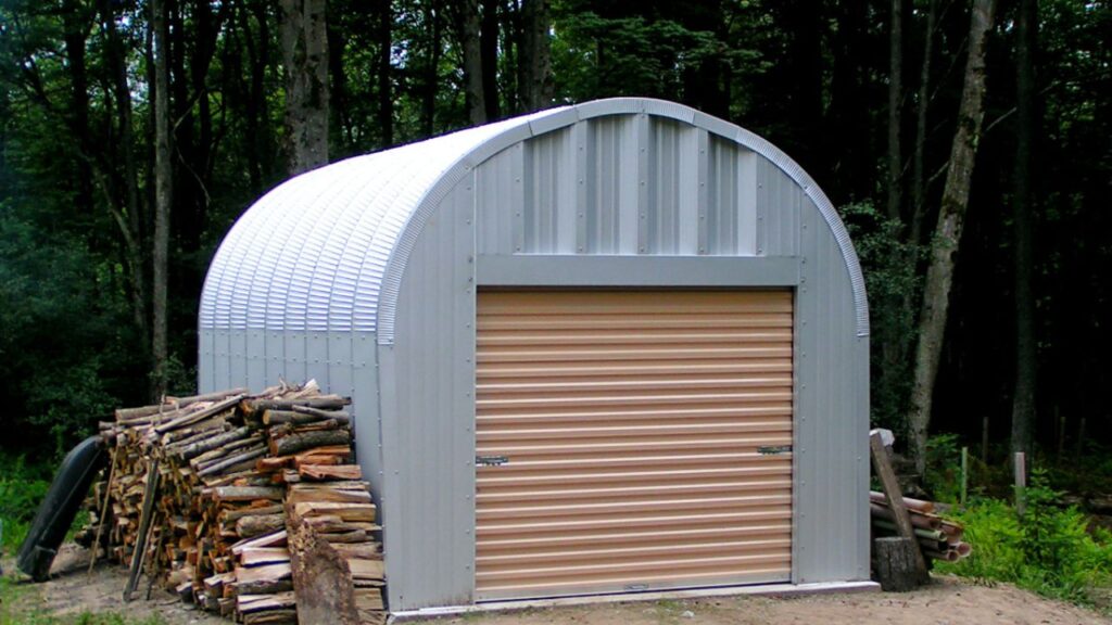 metal storage shed