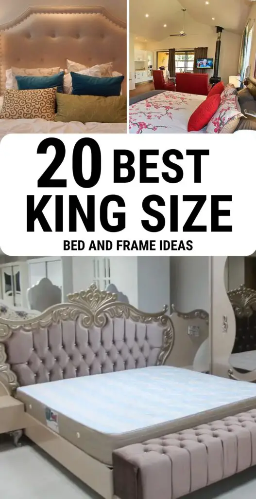 King size Bed and frame ideas