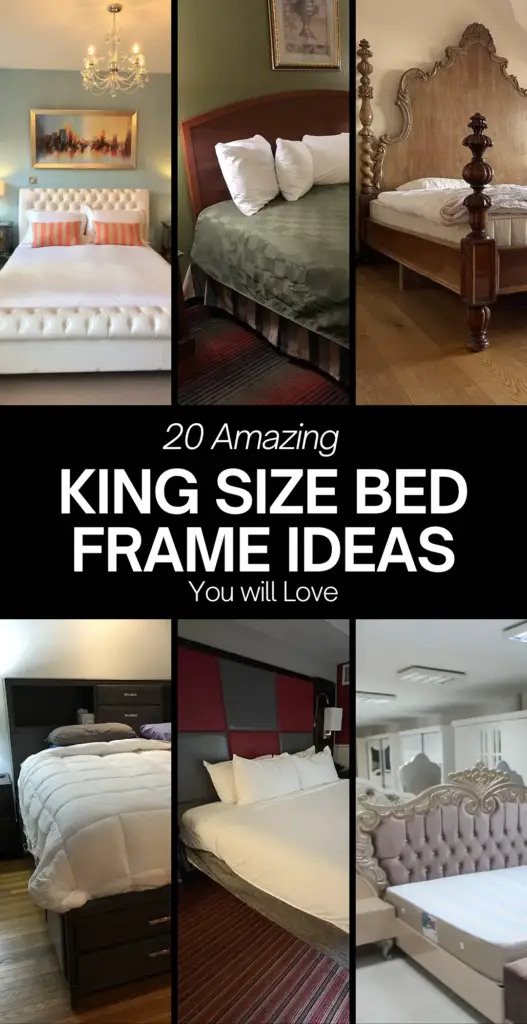 king size bed frame ideas