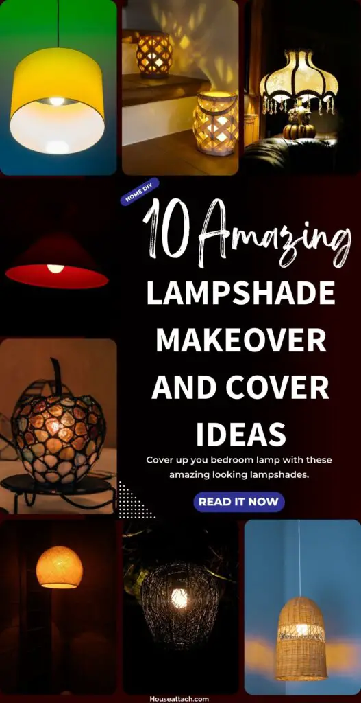 lampshade makeover and cover ideas