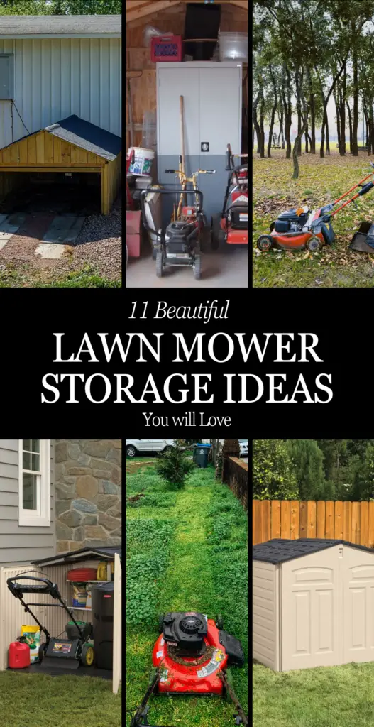 lawn mower storage