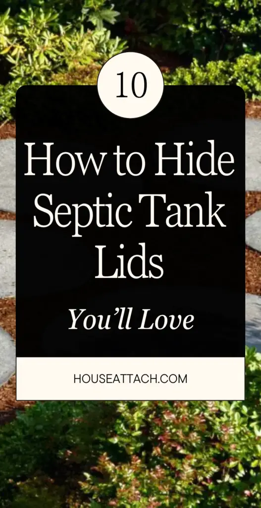 How to Hide Septic Tank Lids 1 1