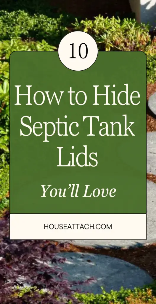 How to Hide Septic Tank Lids