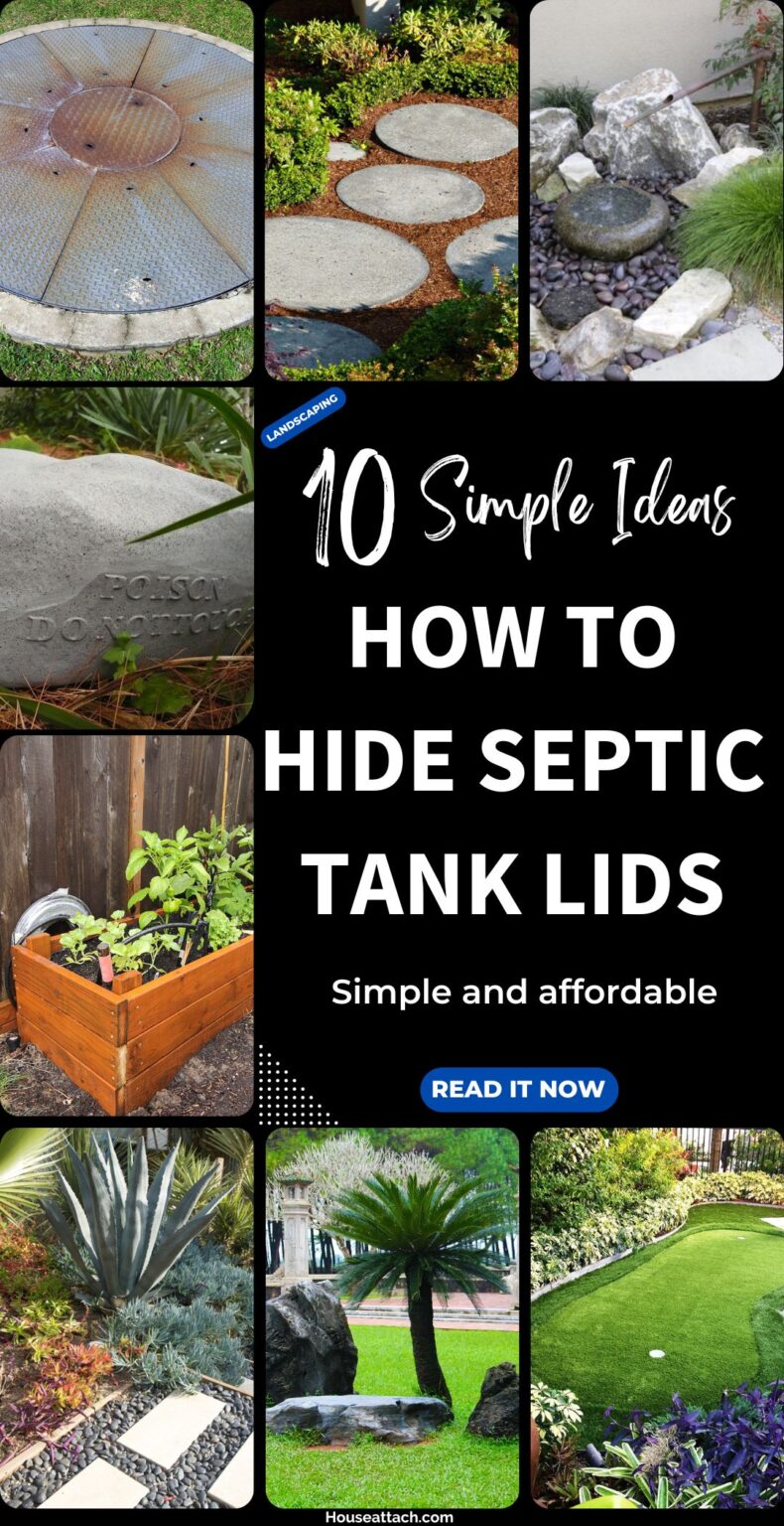 How to Hide Septic Tank Lids