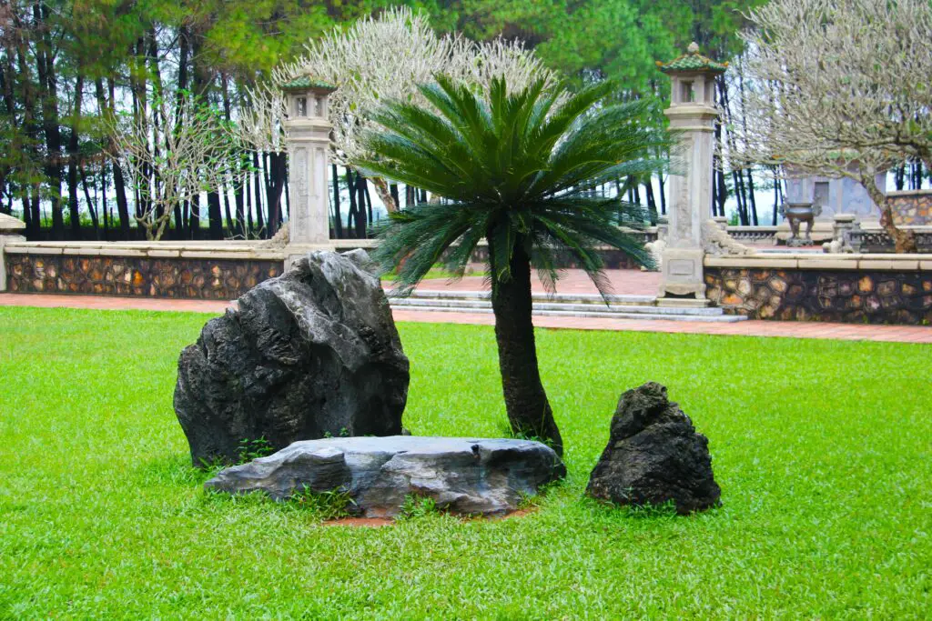 big rock garden