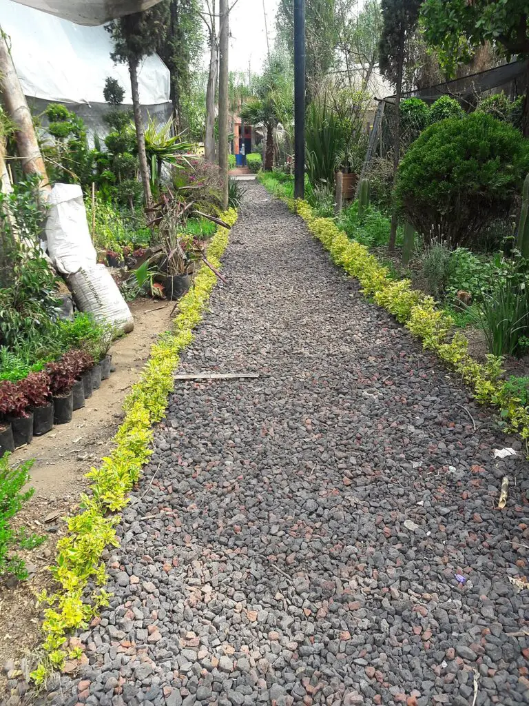 gravel walkway