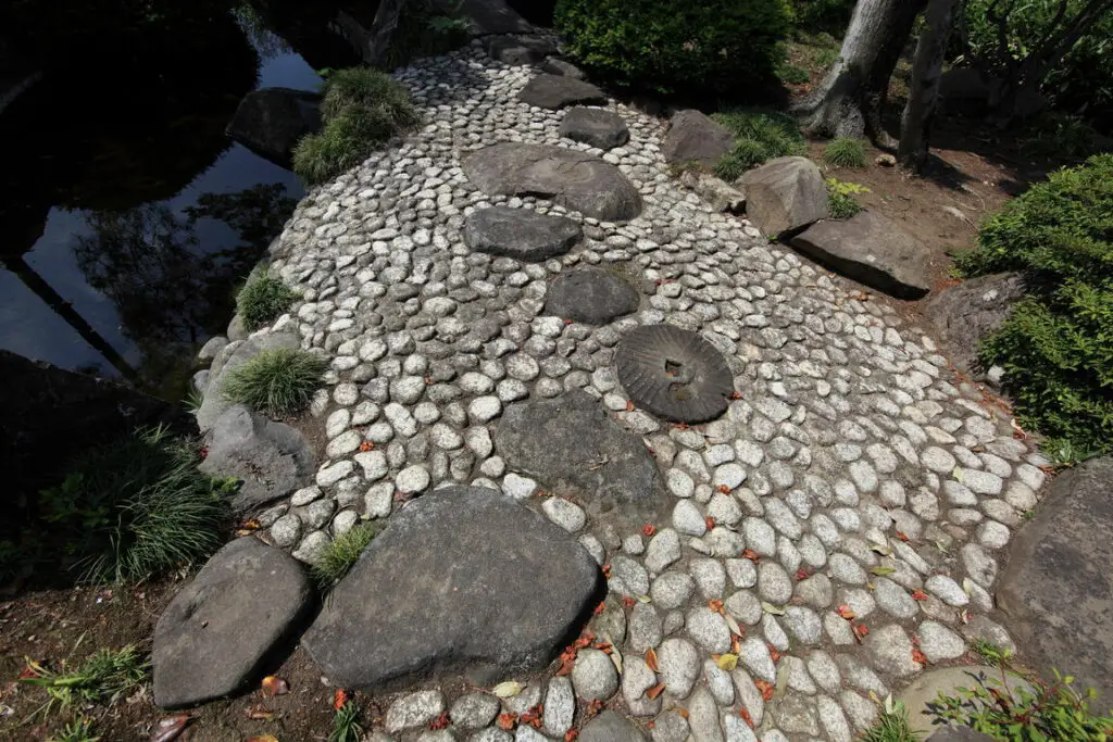 landscaping with smal rocks