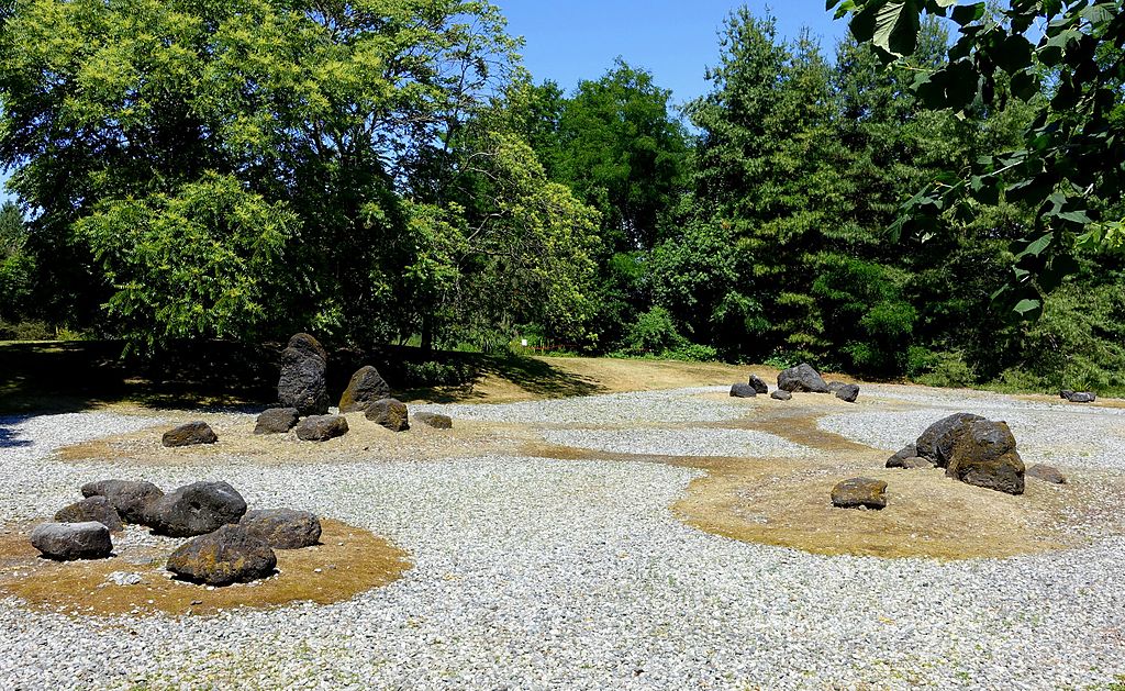 stone garden for yard