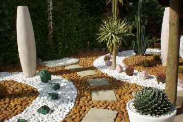 a rock garden