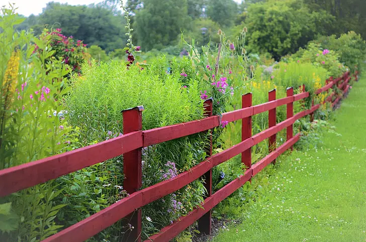 fence garden wood wooden