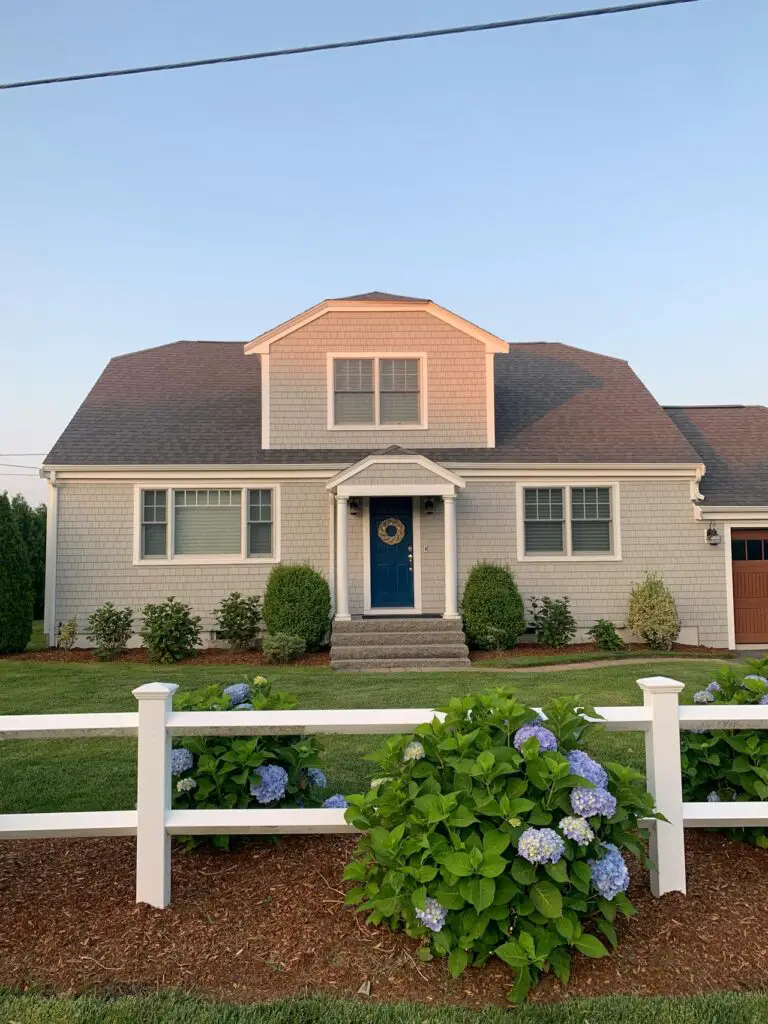 flower bed for curb appeal