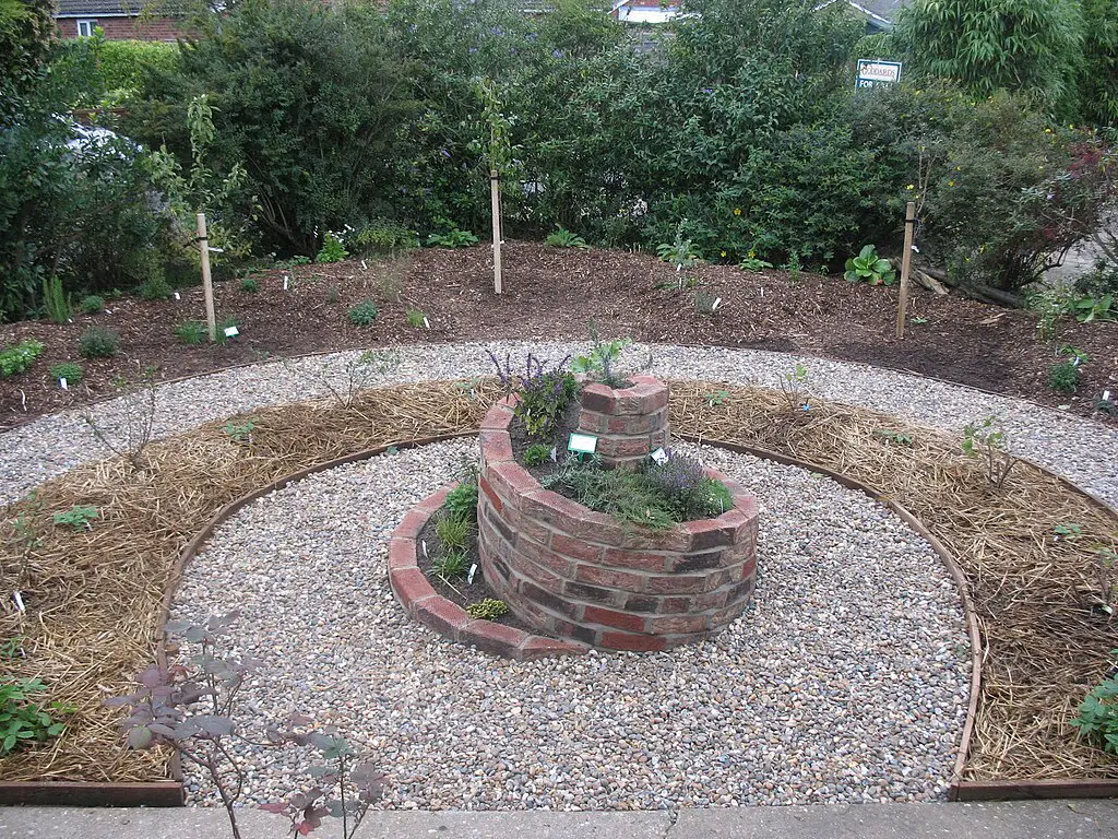 gravel garden bed