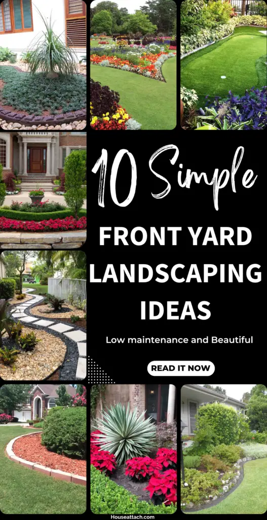 simple Front yard landscaping ideas 2