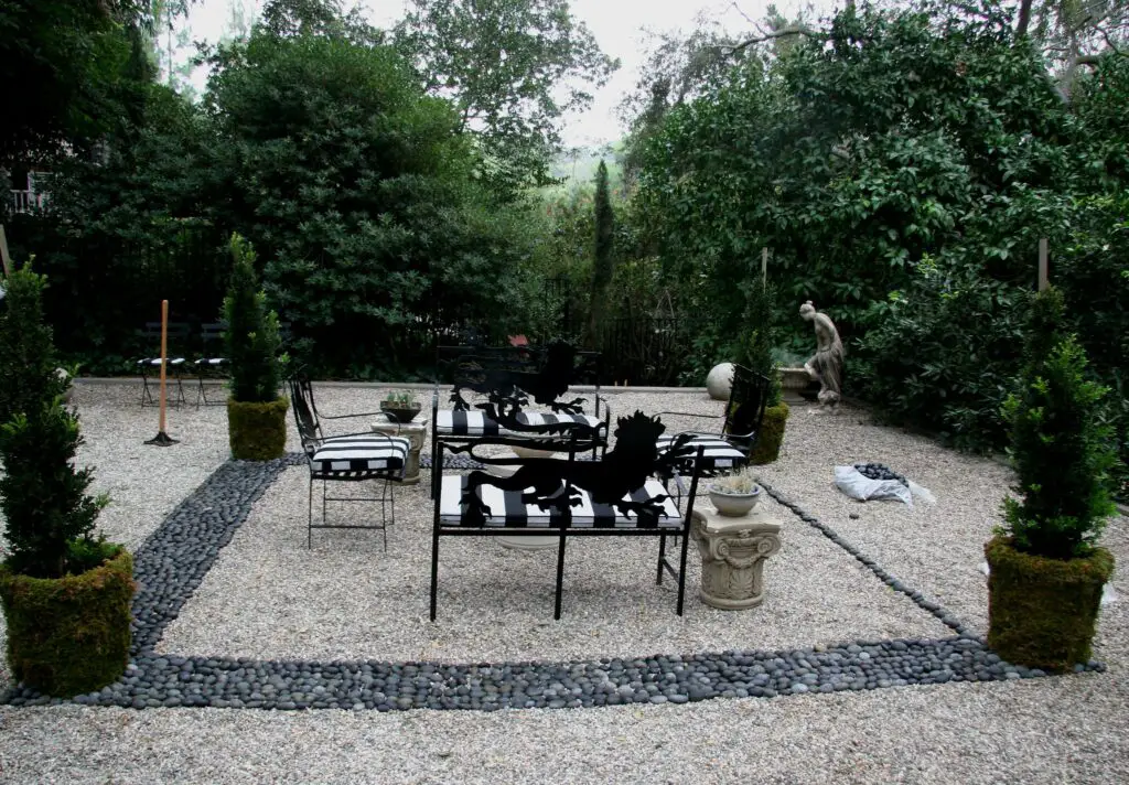 pebble patio