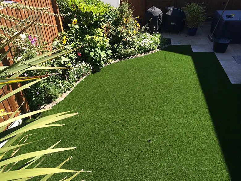 use artificial grass